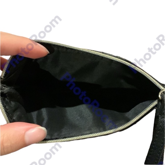 Kenneth Cole Reaction Black Top Zip Wristlet - Picture 4 of 5